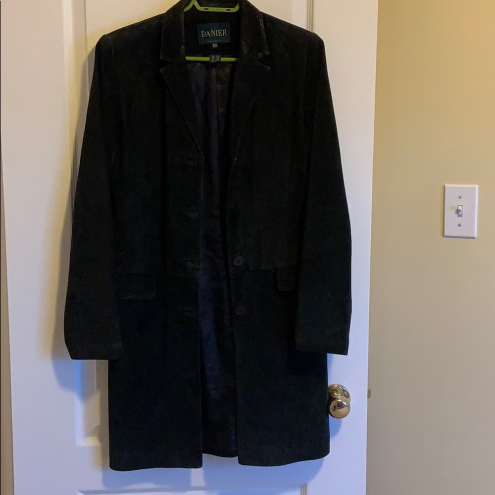 Vintage Blazer Danier Suede Leather Jacket